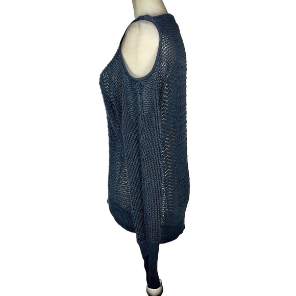 BUFFALO DAVID BITTON BEATRIU CROCHET COLD SHOULDER‎ SWEATER - Picture 7 of 15